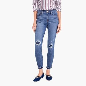 J. Crew 9” Toothpick Jeans